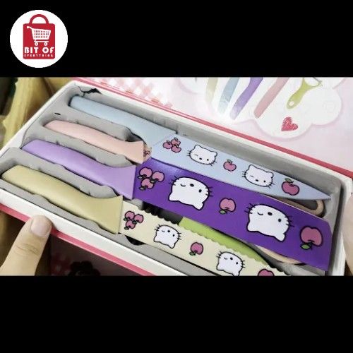 HELLOW KITTY KNIFE SET