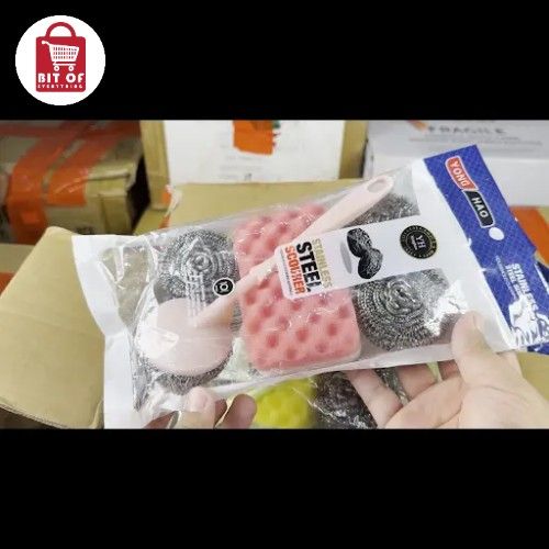 STEEL SCOURER SET EACH