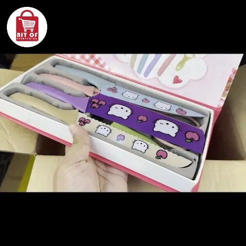 HELLO KITTY KNIFE SET