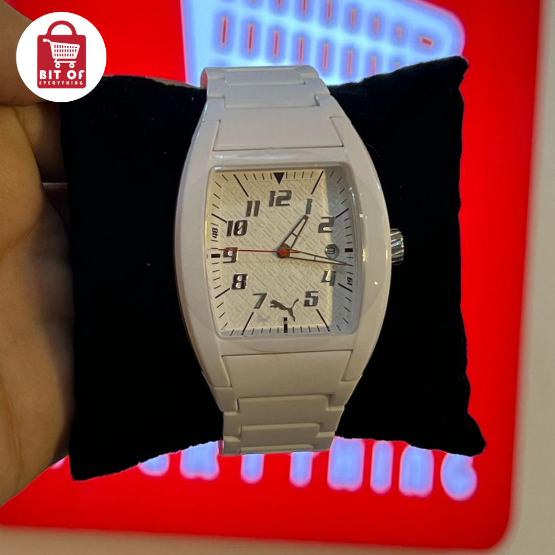 Puma White: Sporty Elegance, Timeless Performance ⌚✨