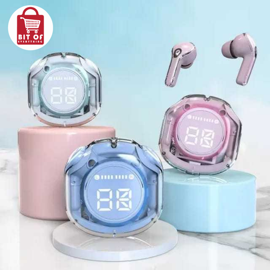Earbuds with Digital Display – Wireless & High-Quality Sound