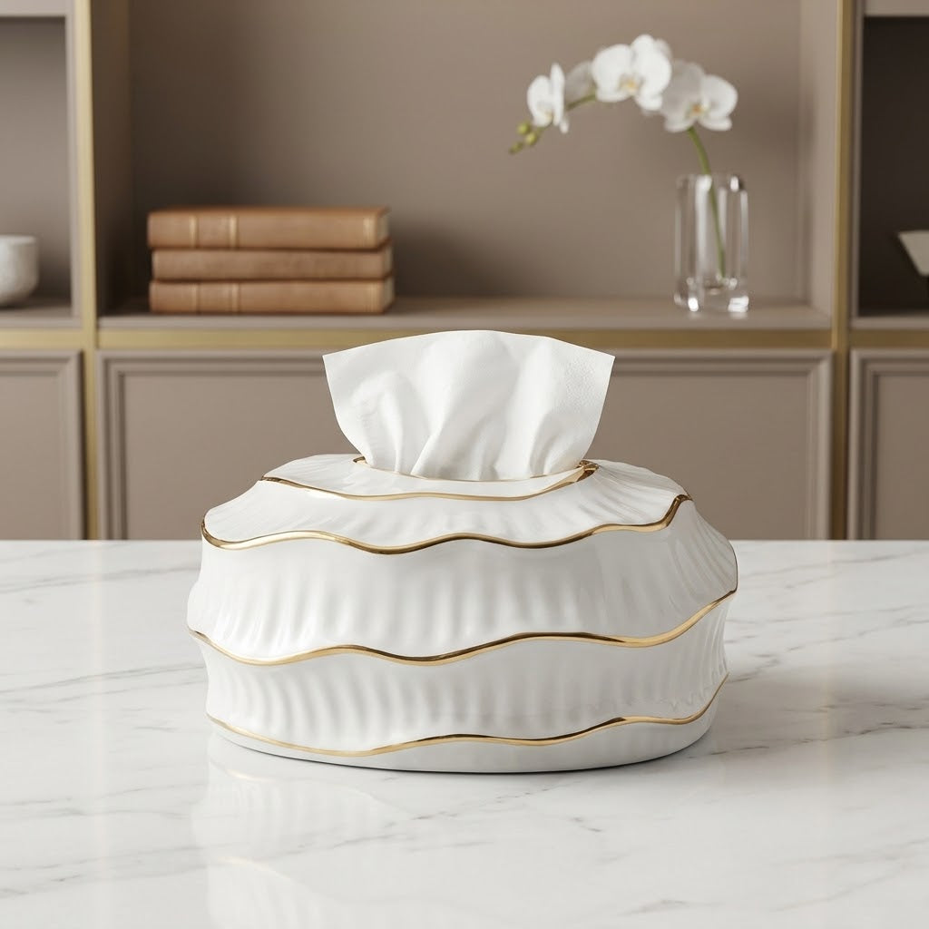 TISSUE BOX (WITHOUT TISSUE PAPERS)