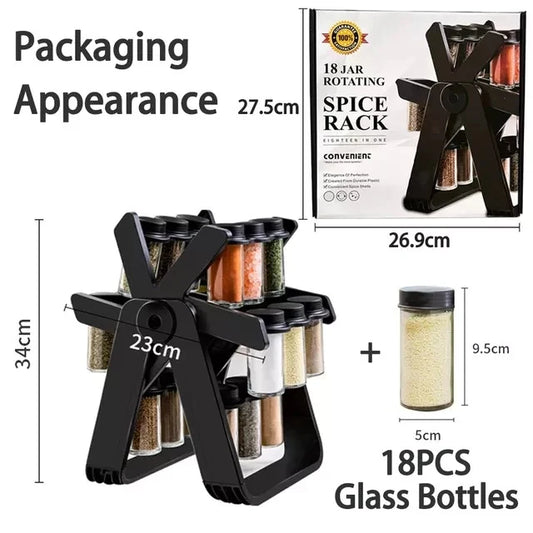 18 JAR SPICE RACKS