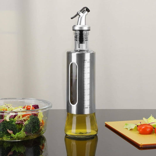 GLASS OIL CONTROL BOTTLE MEDIUM SIZE