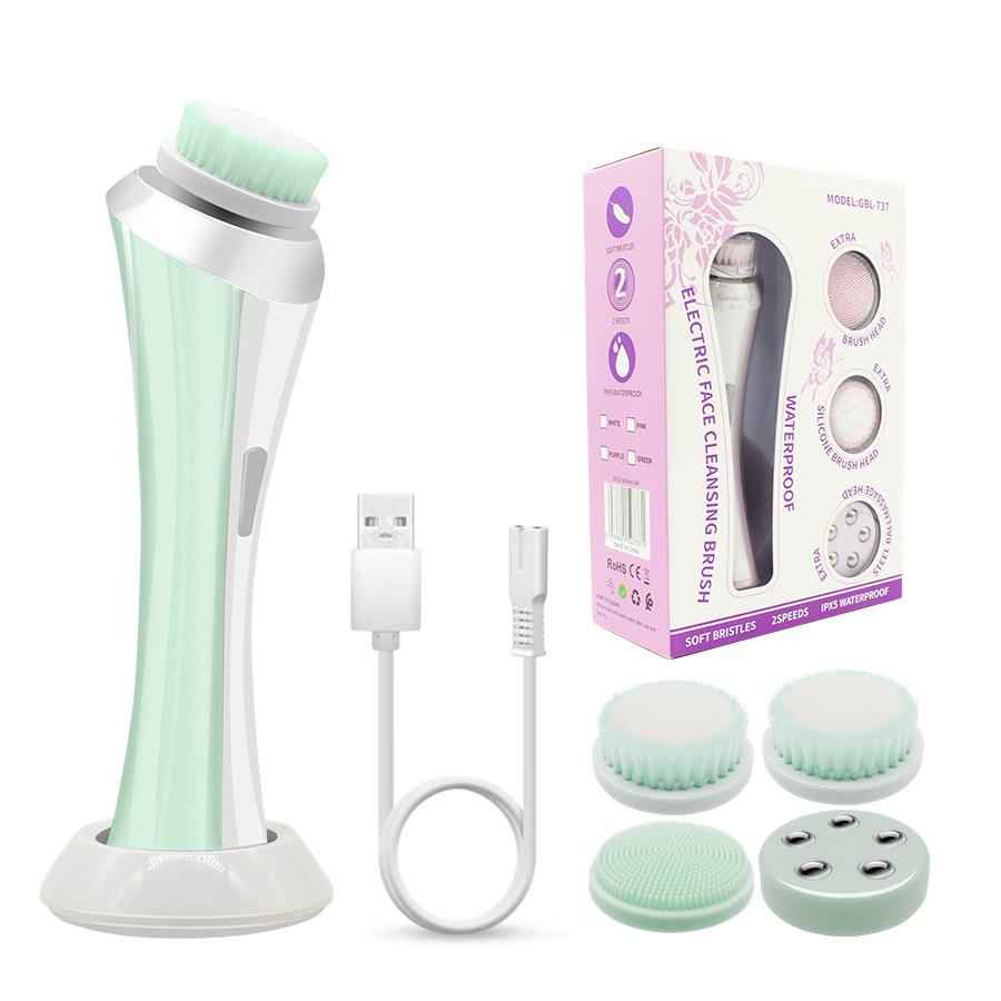 3 in 1 Electric facial cleansing brush Multifunction Facial