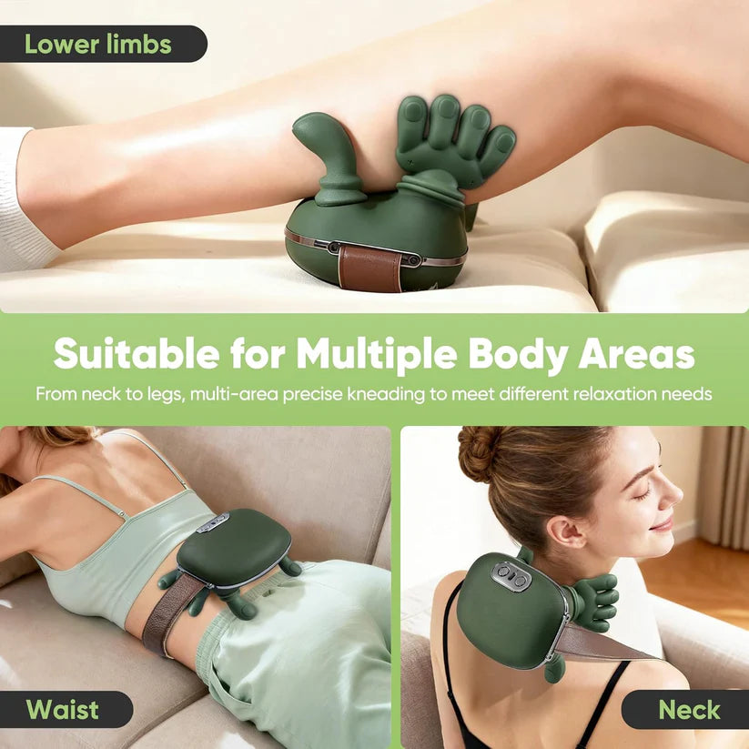 Wireless 4D Neck & Back Massager with Heat Therapy With 12 Months Warranty