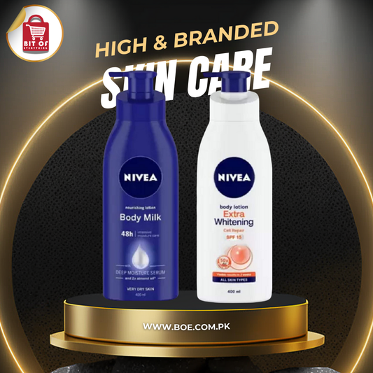 Nivea BODY MILK & ELXTRA WHITENING PACK OF 2