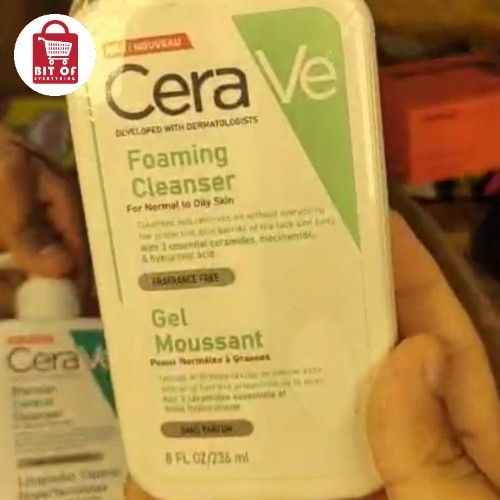 CeraVe Foaming Cleanser – Gentle & Refreshing