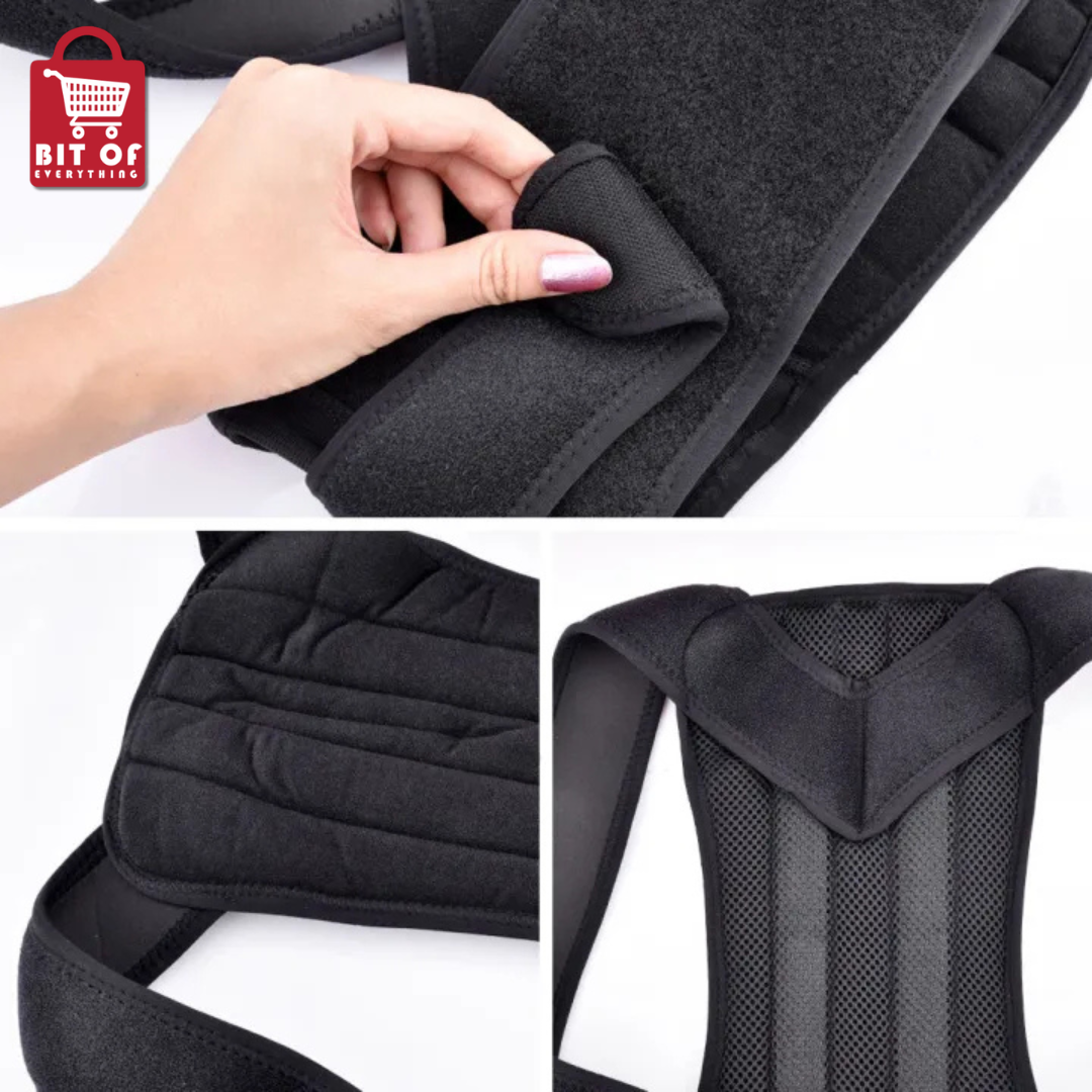 Adjustable Back Straightener Posture Corrector Shoulder Lumbar Brace Support Brace Back Support Belt Back Shoulder Adult Corset Posture Correction SP95