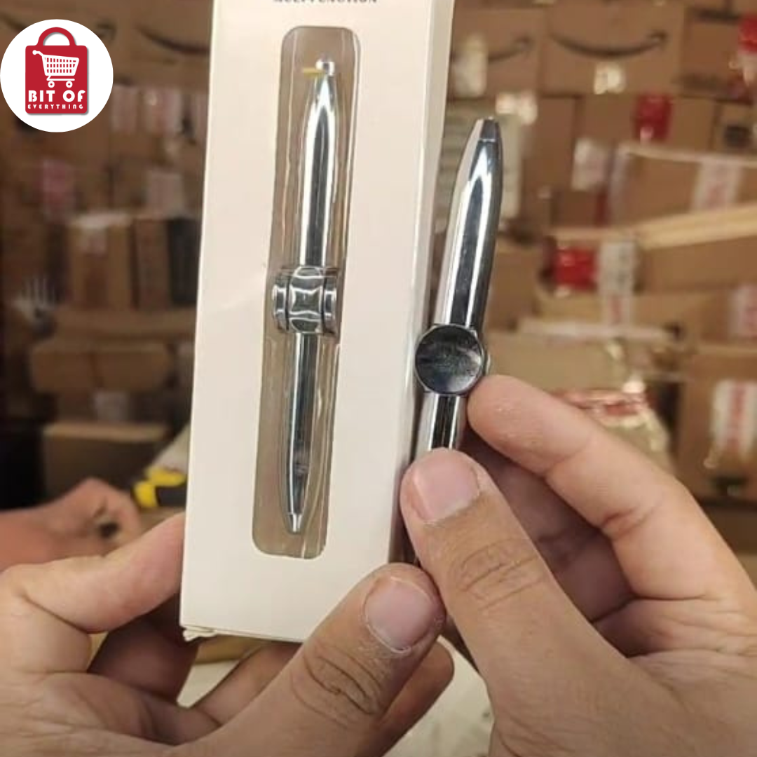 PEN + SPINNER + LIGHT ALL IN ONE BEST FOR GIFT