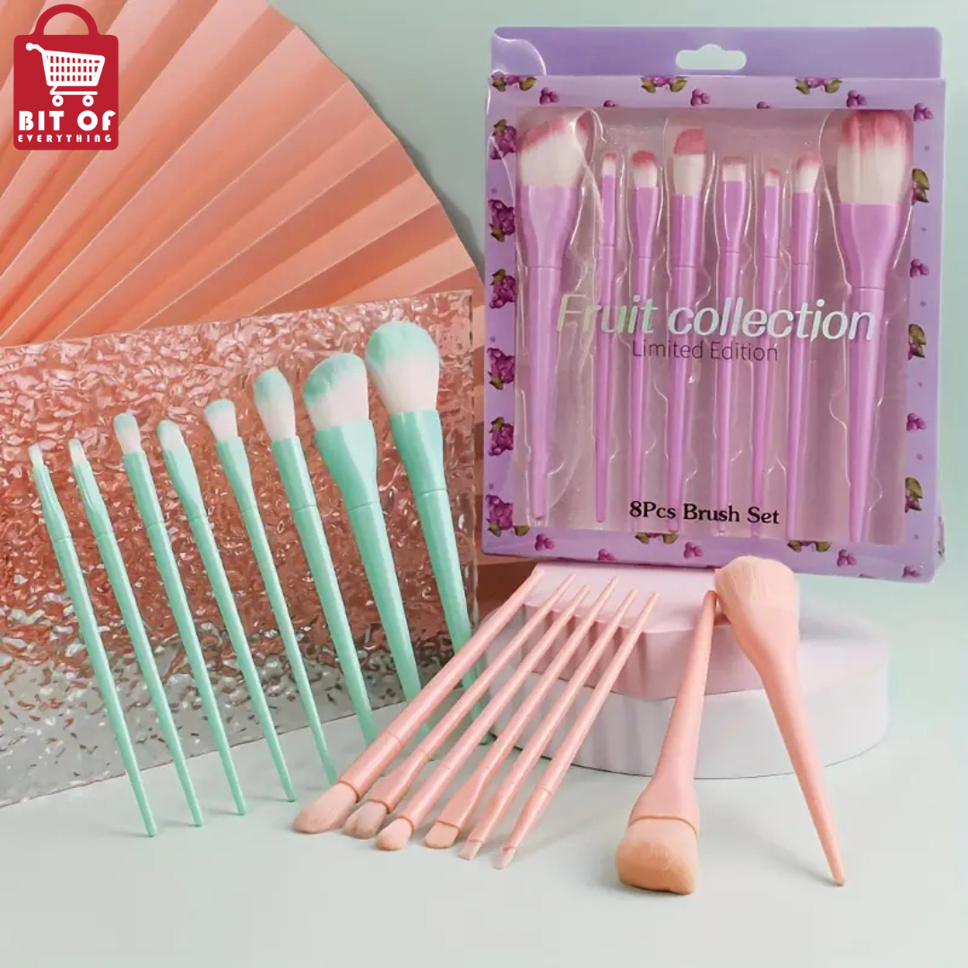 Candy Color Makeup Brushes PACK OF 8