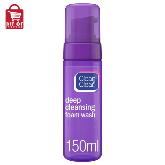 CLEAN&CLEAR DEEP CLEANSING FOAM WASH