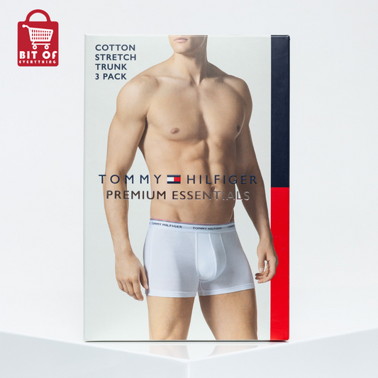 TOMMY HILFIGURE PREMIUM COTTON STRECH TRUNK PACK OF 3