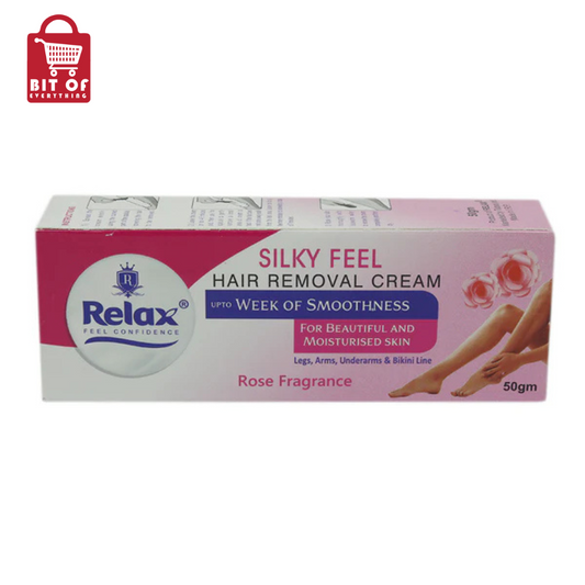 RELAX SILKY FEEL HAIR REMOVAL CREAM