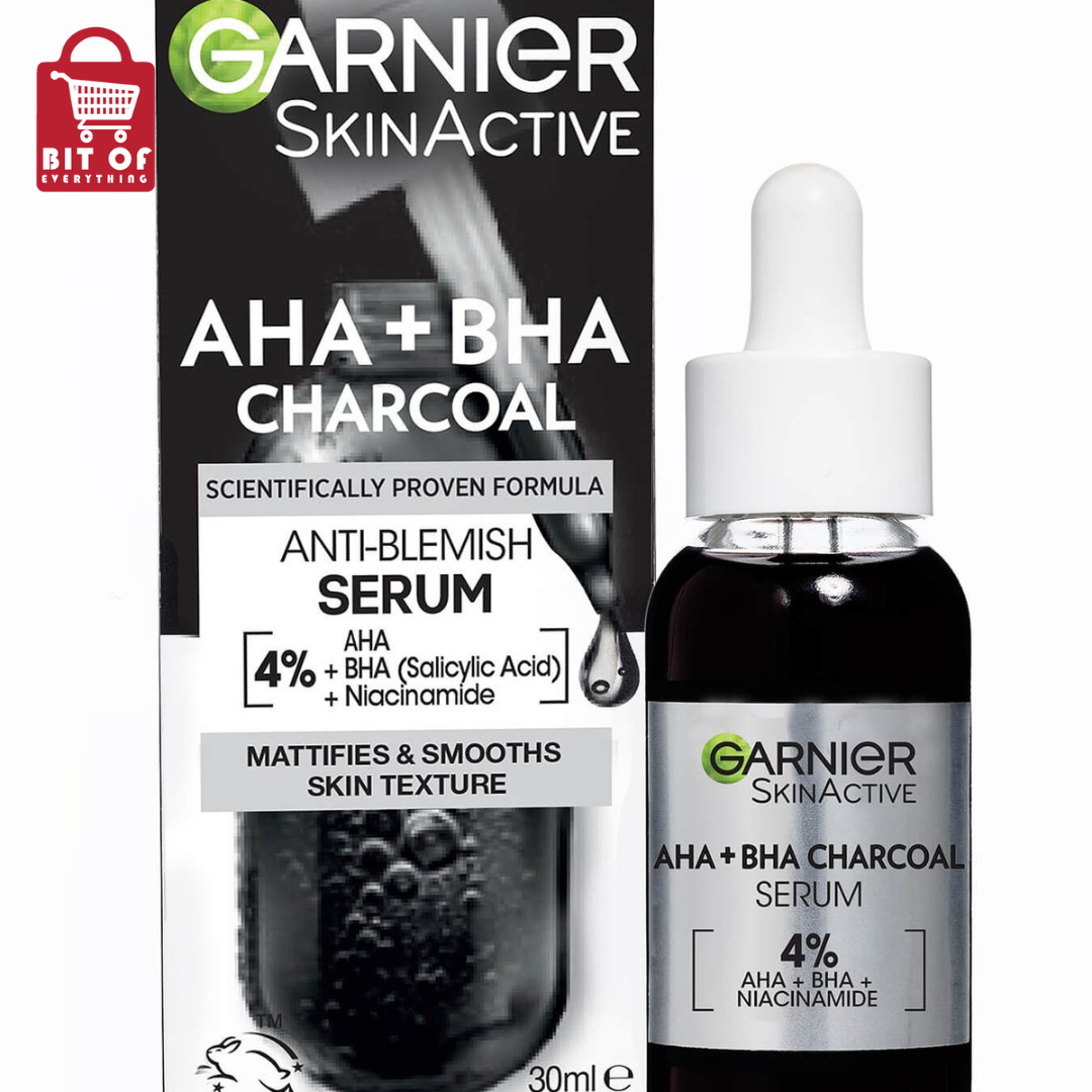 Garnier Pure Active AHA BHA Charcoal Serum