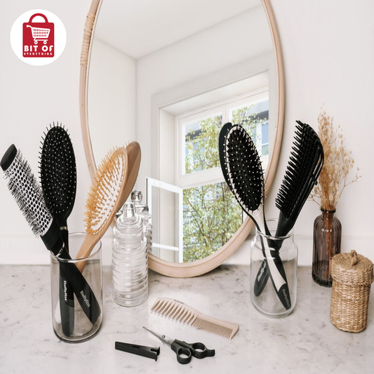 Mix Hair Brush – Smooth Detangling & Comfortable Grip