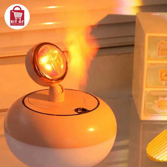 Sunset Night Light – 2 in 1 Mini Wireless Sunset Lamp & Air Humidifier