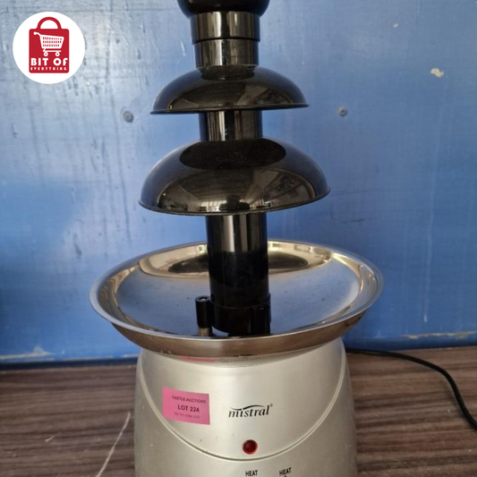 Mistral Silver Colour Chocolate Fountain – Elegant & Fun Dessert Experience