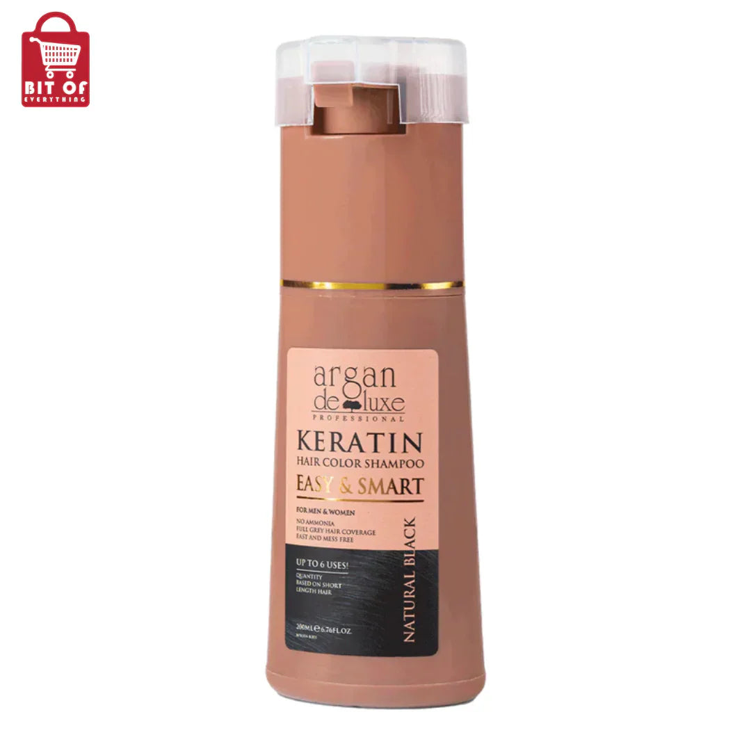 Argan Deluxe Keratin Shampoo – Ultra-Smooth, Deep Repair & Shine