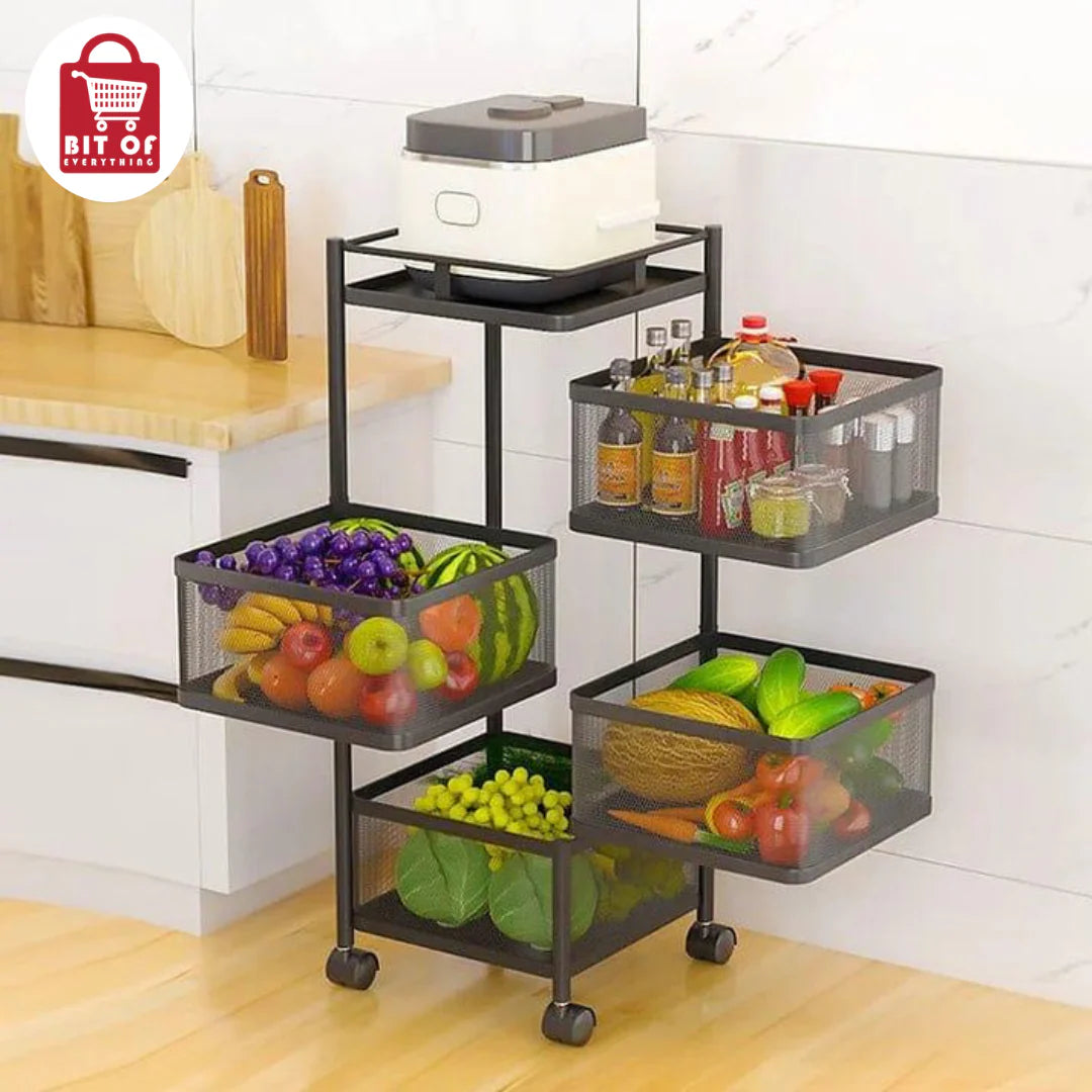4-Piece Kitchen Rack Set – Organize Your Space with Ease