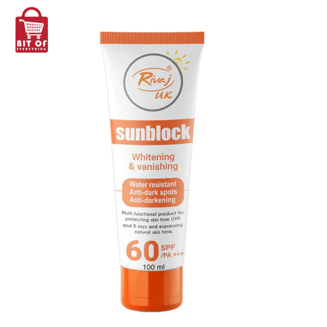 Rivaj UK Sunblock – Ultimate Sun Protection & Skin Care