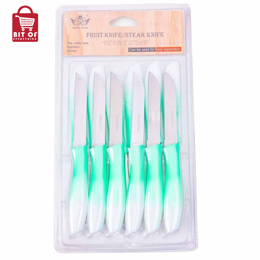 12pcs Stainless Steel Steak Knife Set – Durable & Sharp Kitchen Knives