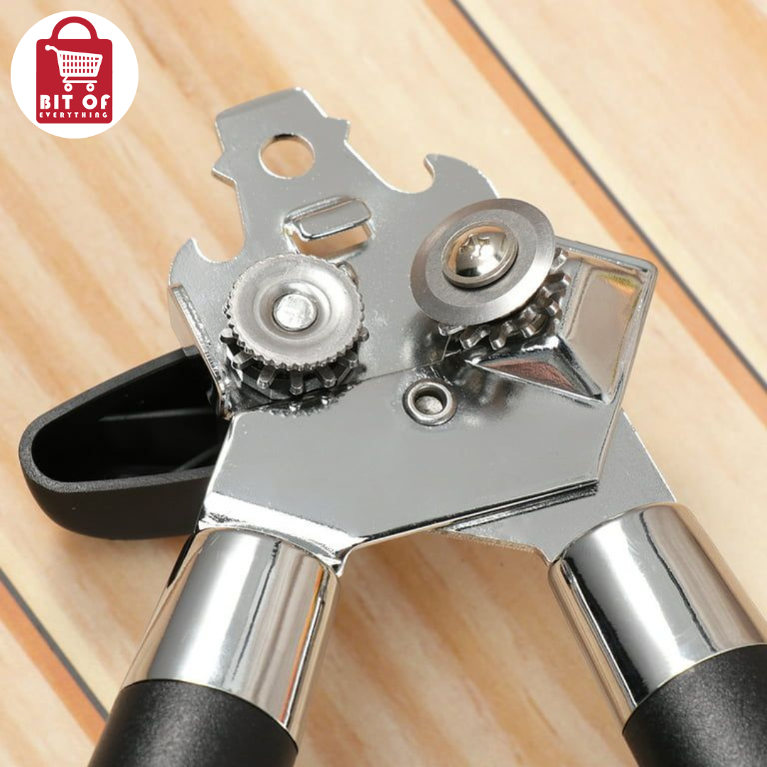 3-in-1 Tin Cutter, Can Opener & Bottle Opener – Heavy-Duty Multipurpose Kitchen Tool