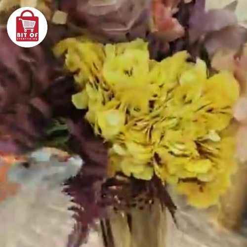 DECORATION FLOWER SET WITH POT COMPLETE