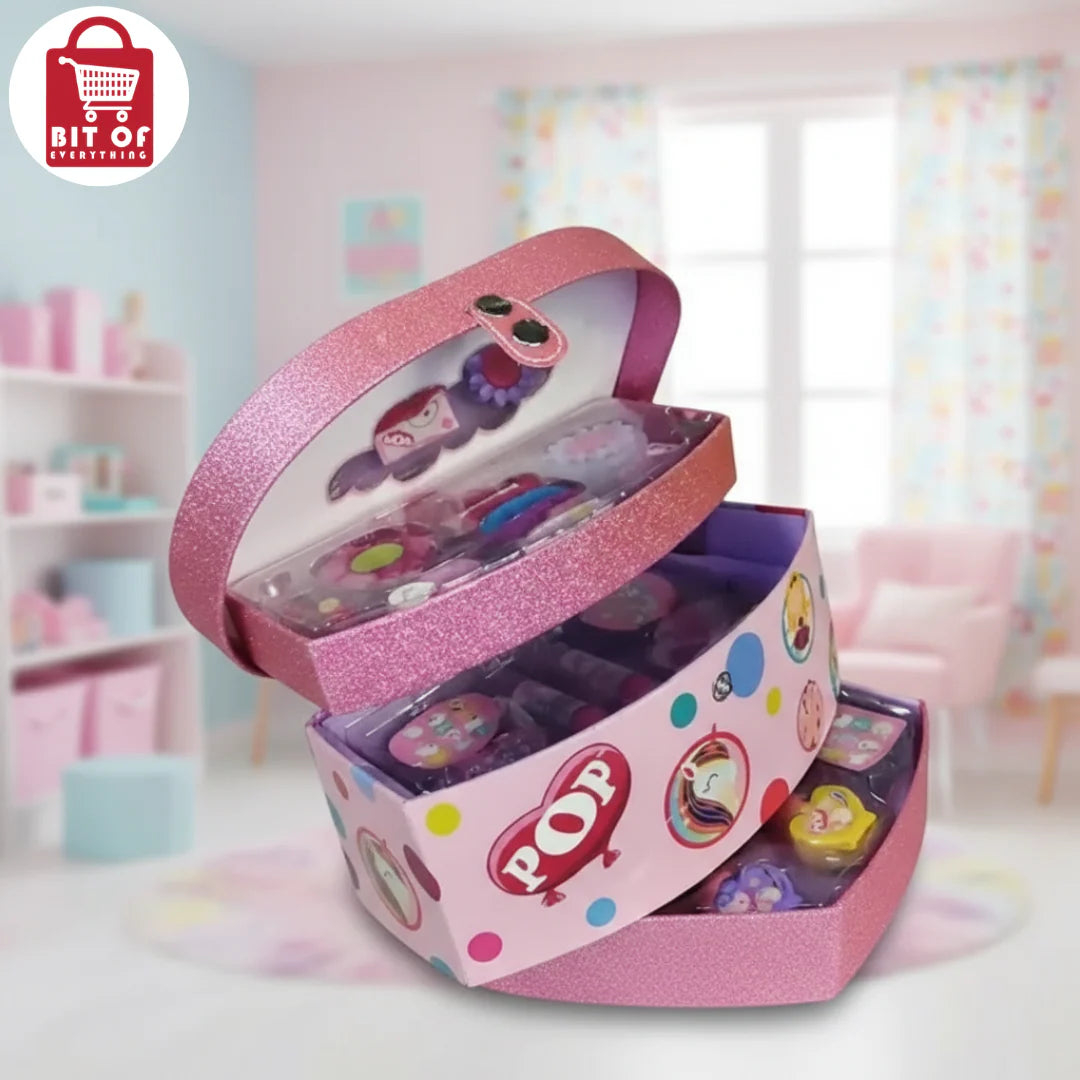 Kids Makeup Kit – Safe & Washable Pretend Play Set