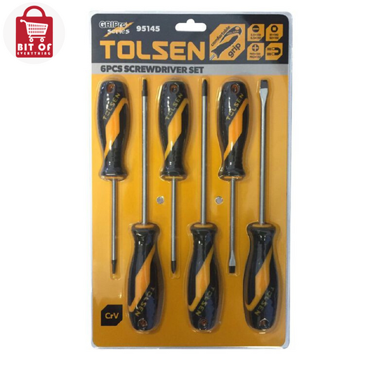 6-Piece Screwdriver Set – Precision Slotted & Phillips Head Tools