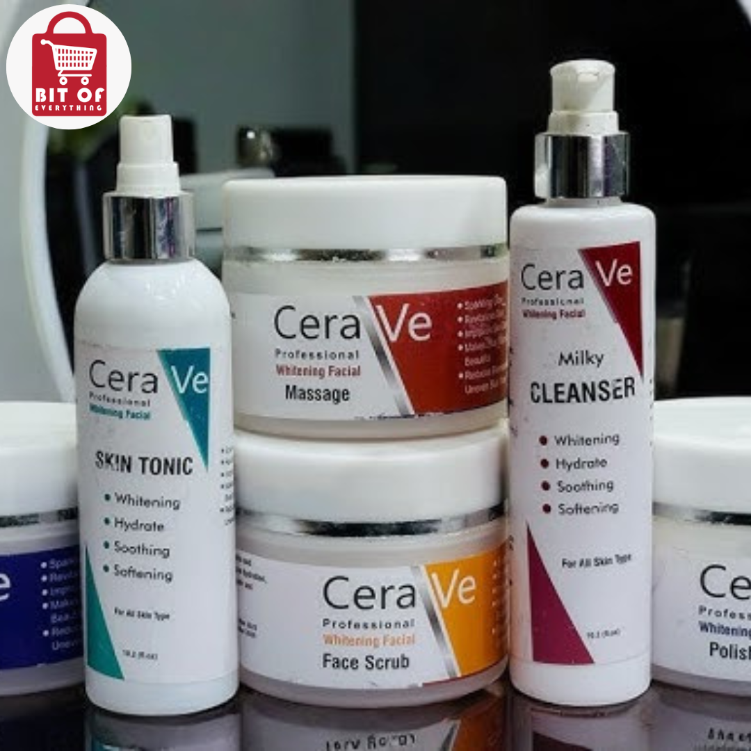 CeraVe 6-in-1 Skincare Kit – Complete Daily Facial Care Set