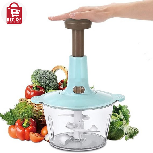Manual Food Push Chopper – Quick & Easy Vegetable Cutter
