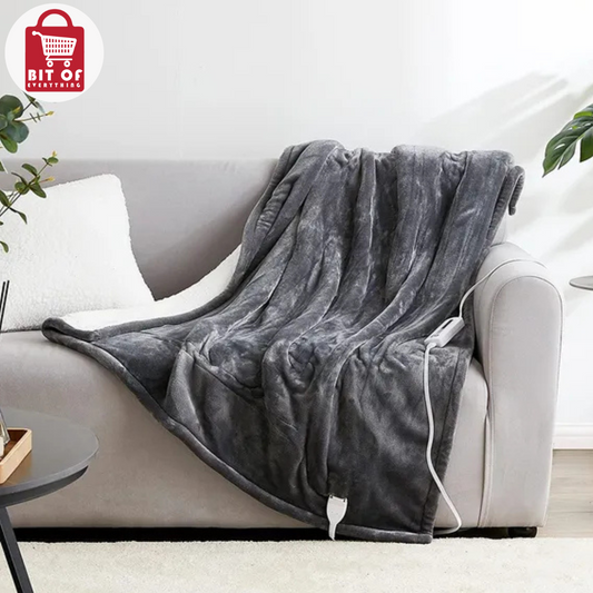 Heated Electric Blanket – Warm & Cozy Comfort for Cold Weather