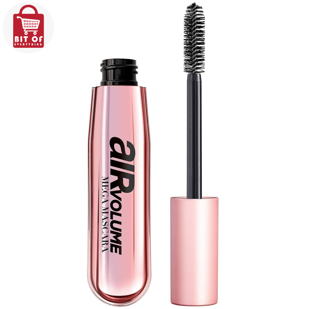 LOreal Paris Air Volume Mega Mascara – Lightweight, Volumizing Lash Lift