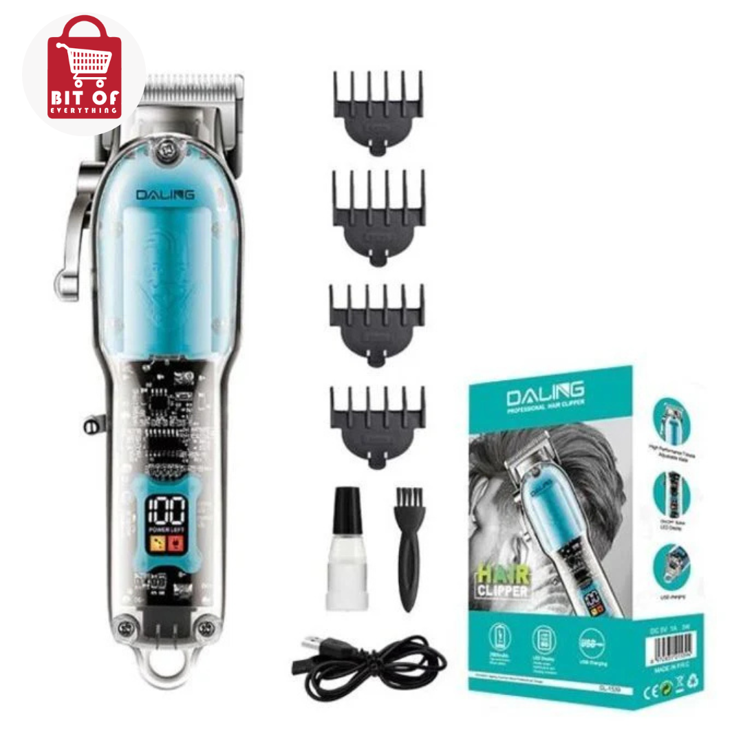 Daling Full Transparent Body Hair Clipper – Precision & Style