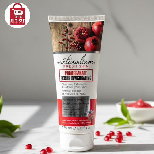 Naturalium Pomegranate Facial Scrub – Deep Cleansing & Radiance Boost