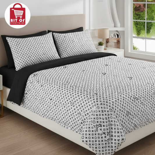 Zara LV Luxury Bedsheet Set – Premium Comfort & Style