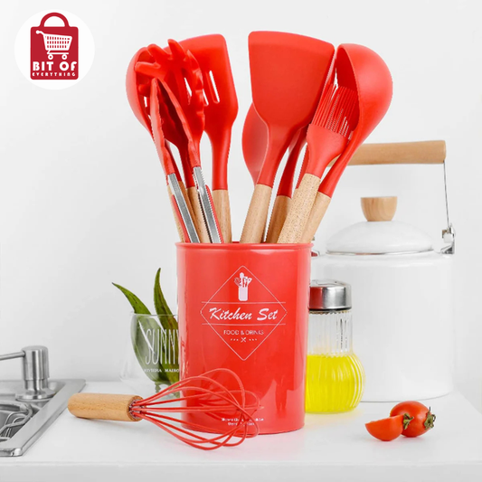 12 pcs Non-Stick Cooking Kitchen Utensils Set – Durable & Easy to Clean