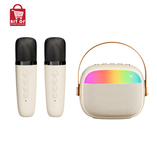 Speaker with Double Microphones – Powerful Sound & Dual Mic Fun