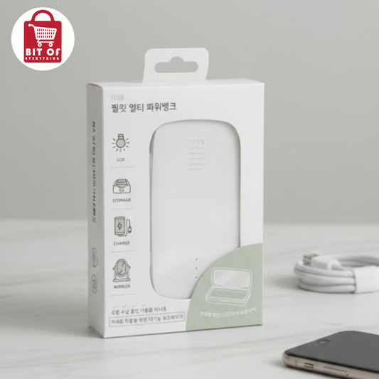 POWERBANK WITH MIRROR AND CABLE