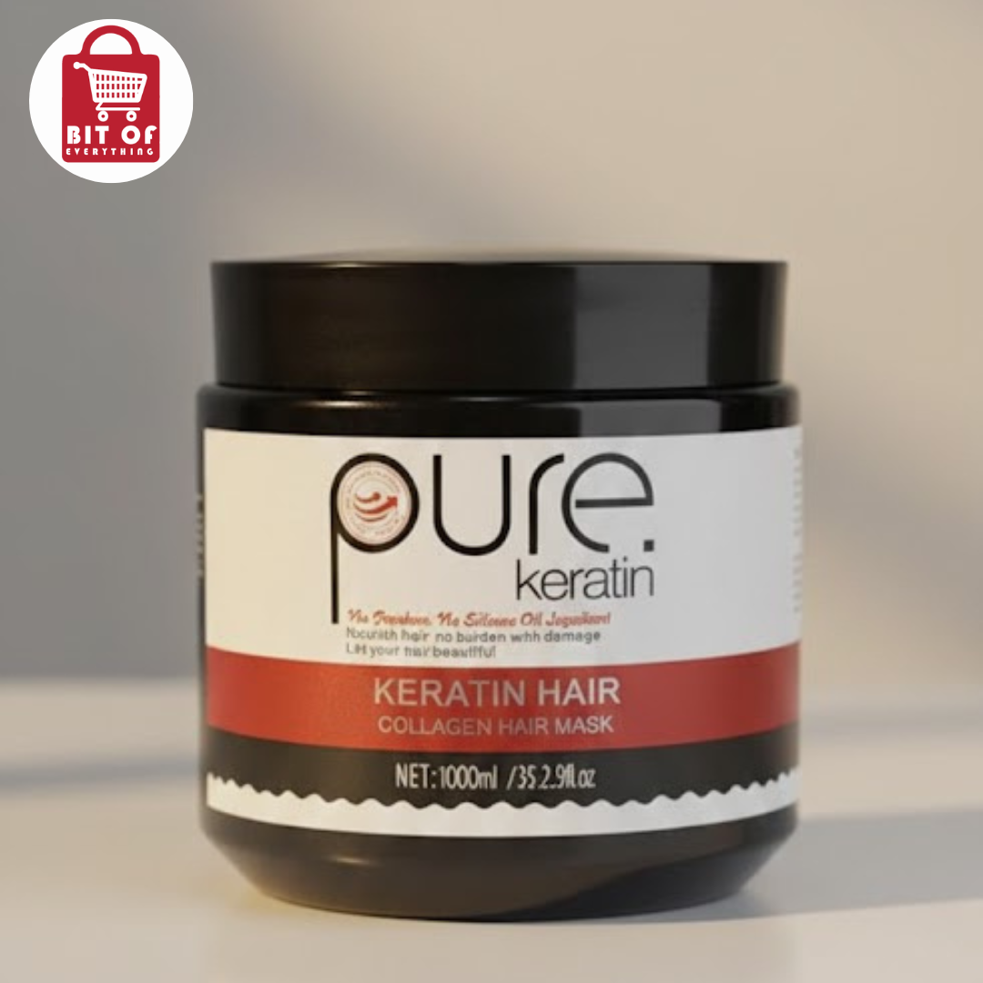 Pure Keratin Hair Mask – Deep Repair, Nourishing & Smoothening Hair Treatment