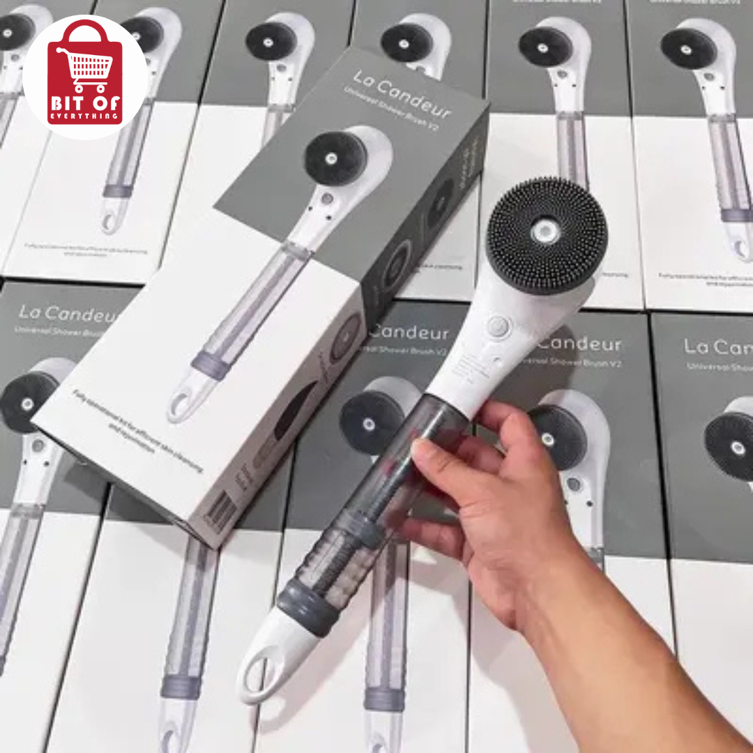 Electric Shower Brush Set – Deep Cleansing & Exfoliating Care