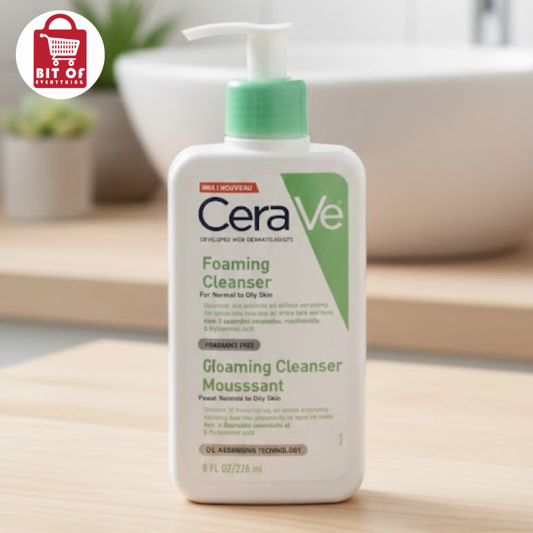 CeraVe Foaming Cleanser – Gentle & Refreshing