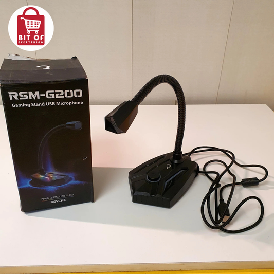 RSM-G200 Gaming Stand USB Microphone – Clear & Professional Sound