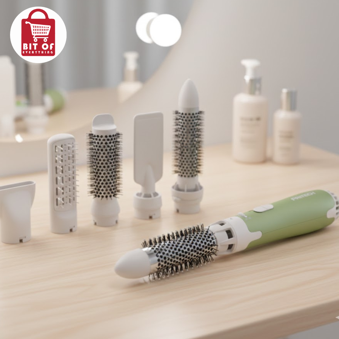 Pritech Hair Styler Kit – All-in-One Styling for Sleek & Voluminous Hair