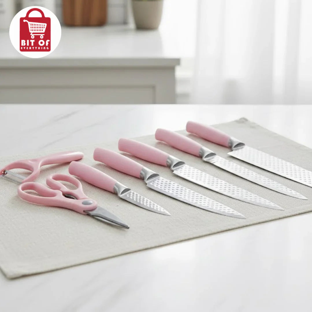 KNIFE SET PINK