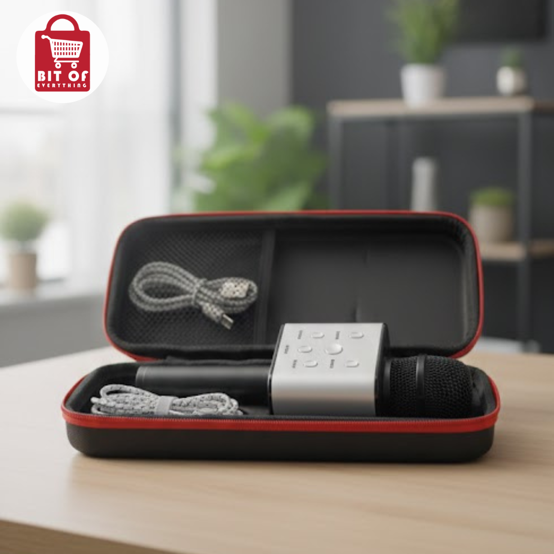 Royche Mic with Built-In Speaker – Portable Karaoke & Recording Mic