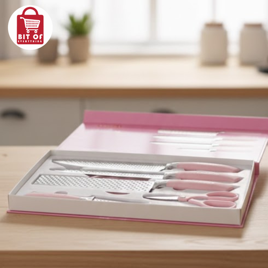 Kitchen 5-in-1 Knife Set – Premium Multi-Purpose Cutting Tools