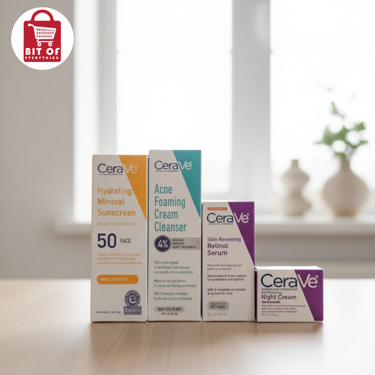 CeraVe Pack of 4 Kit – Complete Daily Skincare Set