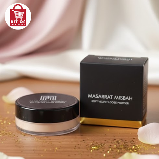 Musarat Misbah Loose Powder – Smooth & Matte Finish